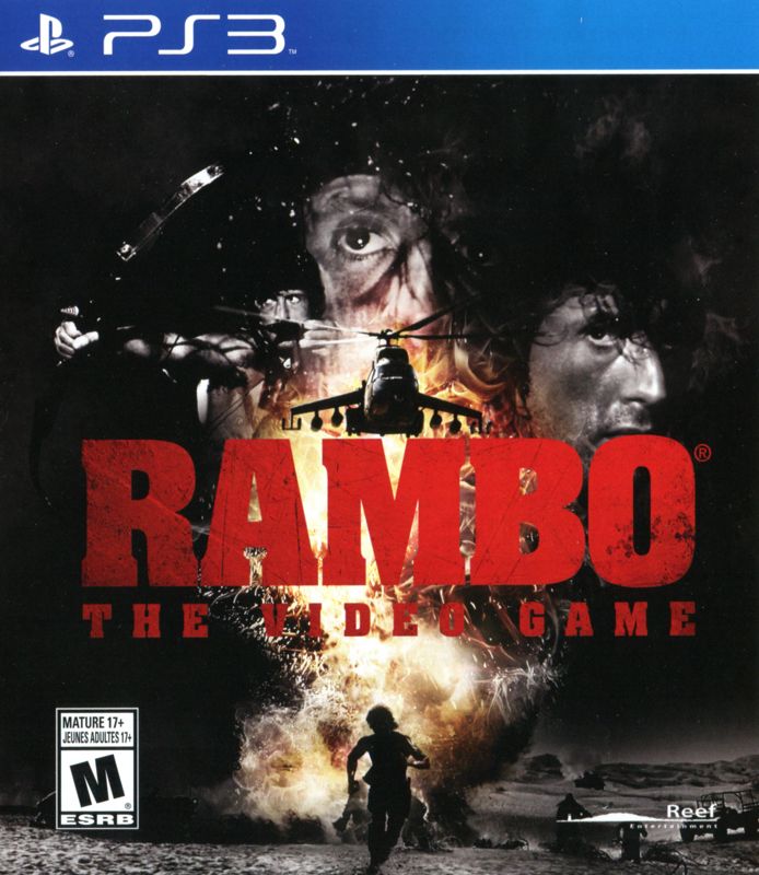 Rambo: The Video Game box art for Xbox 360
